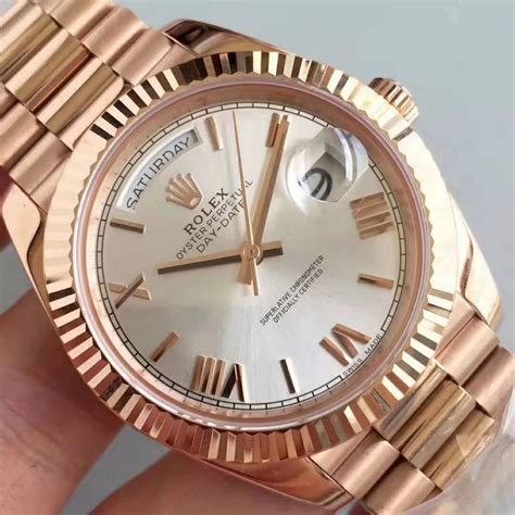 swissmade rolex daydate gold replica|rolex day date diamond bracelet.